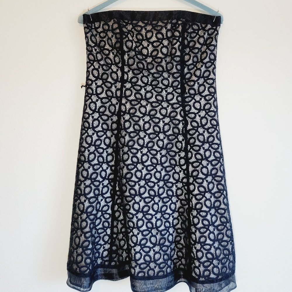 White House Black Market - Black Lace Tube Cocktail Dress